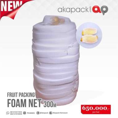 KEMASAN FOAM NET KECIL/JARING BUAH/BUSA BUAH/POLYNET/KEMASAN APEL/BUNG