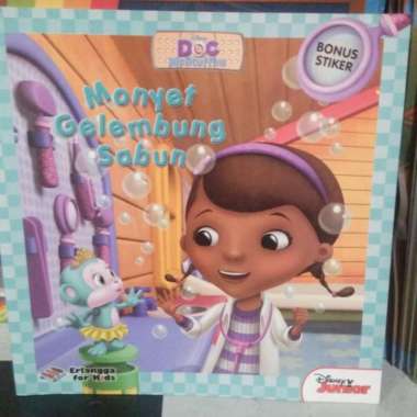 Buku Doc McStuffins - Monyet Gelembung Sabun (Bonus Stiker)