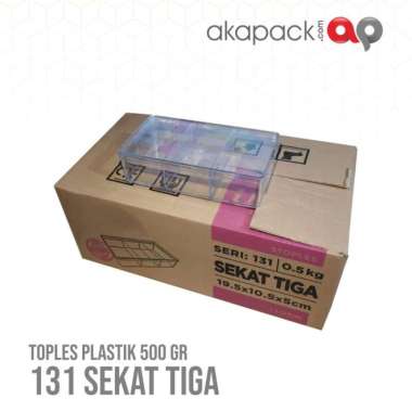 Toples unity sekat 3 kode 131 uk 500gr 1Dus 12pc