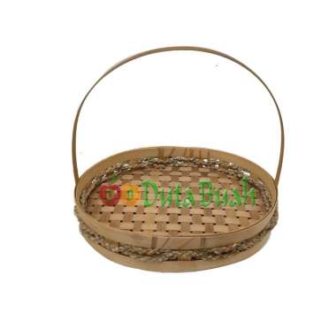 DUTA BUAH Keranjang Oval Tambang Tangkai Besar (1 keranjang)