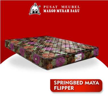 Kasur Spring Bed Maya Flipper Garansi 25 Tahun 150X200 cm