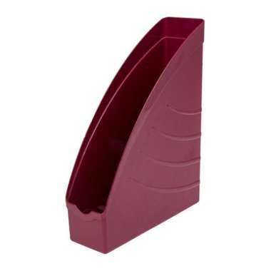 Bantex Optima Magazine File (Box File) Plastic Maroon #9860 14