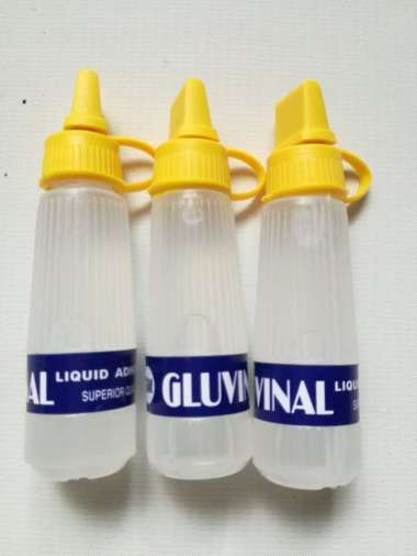 LEm Kertas Cair Gluvinal 22ml putih
