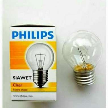 LAMPU BOHLAM PIJAR SIAWET 15W PHILIPS E27 KUNING