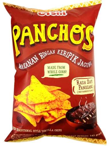 Snack Oishi Panchos 145Gr Sapi Panggang