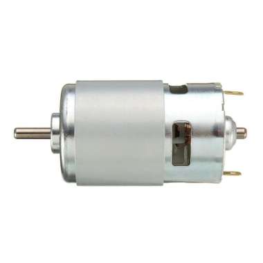 PAKET!! Dinamo 775 DC Torque Magnet Motor dan Bracket ROUND SHAFT