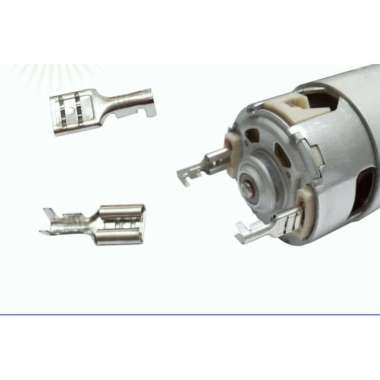 PAKET!! Dinamo 775 DC Torque Magnet Motor dan Bracket Terminal 1 set