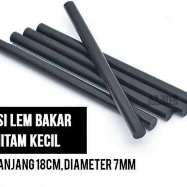 Isi lem Bakar hitam kecil isi lem tembak hitam lem rambut sedangkan