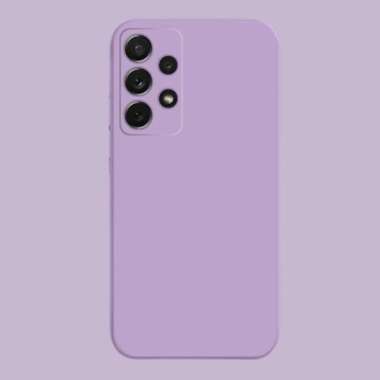 Soft Case Samsung Galaxy A52 / A52s Silikon Candy Macaron Bludru Ungu