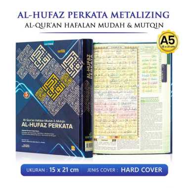 Al Quran Terjemah Tajwid Al Hufaz A5 Alquran Kecil Metalizing Perkata A5 BIRU