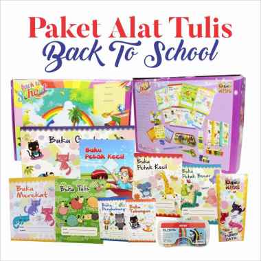 Alat Tulis / Set Alat Tulis / Paket Alat Tulis Sekolah Lengkap Untuk Anak Cerdas PAUD TK SD Back To 