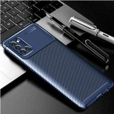 Casing Samsung Galaxy Note 20 / Note 20 Ultra Fiber Carbon Karbon - Biru Samsung Galaxy Note 20 Ultr