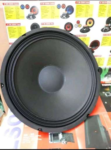 Speaker Woofer Elsound 15 Inch Corong Hitam hitam