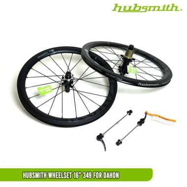 DELTACYCLES - HUBSMITH WHEELSET 16" 349 FOR DAHON