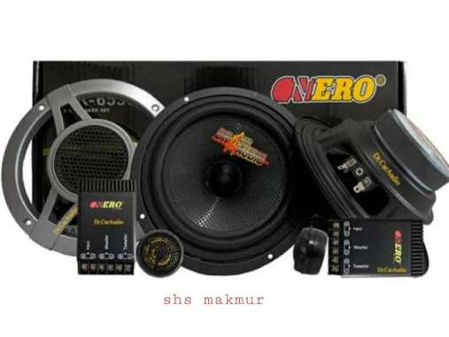 speaker split NERO NR6535 / speaker split 6inch hitam