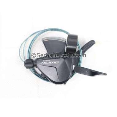 Shimano Alivio M3100 3 Speed Left Shifter Sepeda Hitam