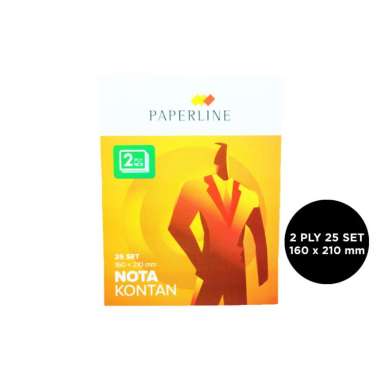 PAPERLINE NOTA KONTAN 2 PLY 25 SET 160 X 210 MM PUTIH