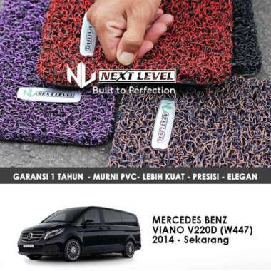 KARPET MOBIL NEXT LEVEL SUPERIOR MERCEDES BENZ VIANO V220D W447 FULLSET GEN3 2014UP HITAM