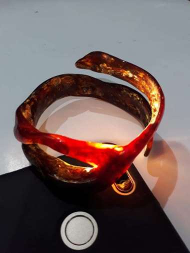 gelang AKAR BAHAR merah kristal hk 008 MERAH