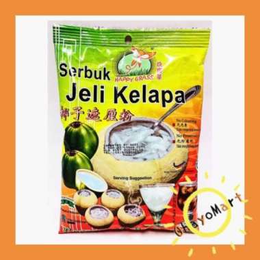 Happy Grass Serbuk Jeli/ Coconut Jelly Powder/ Jeli Bubuk Rasa Kelapa