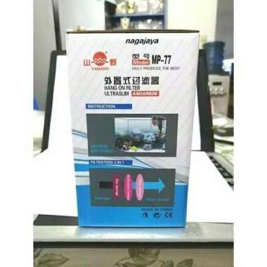 Hanging filter aquarium  aquascape mesin filter gantung yamano mp77 YAMANO MP 77 hitam