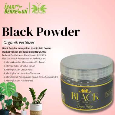 INDOFARM - Black Powder Humic Acid/Asam Humat 300 Mg
