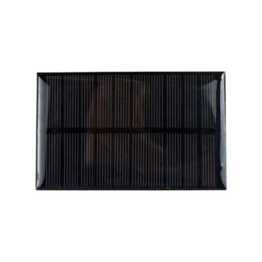 DIY Mini Solar Panel for Smartphone & Powerbank - 5V 1.1W 220MA -Black