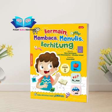 BUKU AKTIVITAS BELAJAR ANAK BERMAIN MEMBACA MENULIS BERHITUNG ANAK TK PAUD
