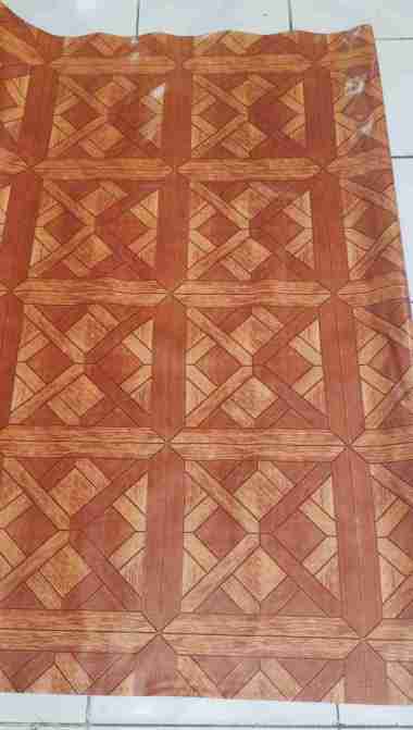 Karpet Plastik Vinyl untuk Lantai/Taplak meja Urat Kayu meteran