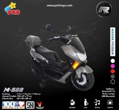 Motor Aki Mainan Anak M 588 NMAX PMB GREY