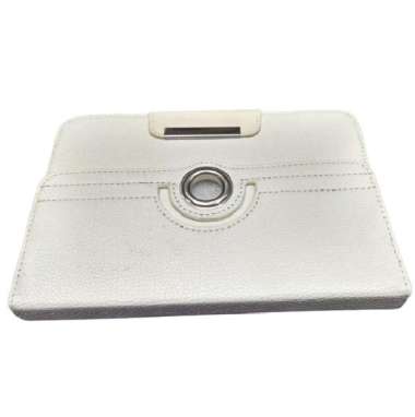 LEATHER CASE FLIPCOVER ROTARY 360 DEGREE [7 INCH] Putih
