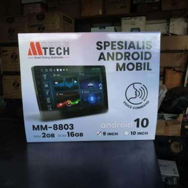 Head unit android mtech mm8803 - mtech android 9 inch ram 2/16