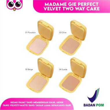MADAME GIE PERFECT VELVET TWO WAY CAKE / BEDAK PADAT BY MADAME GIE 02 BEIDGE