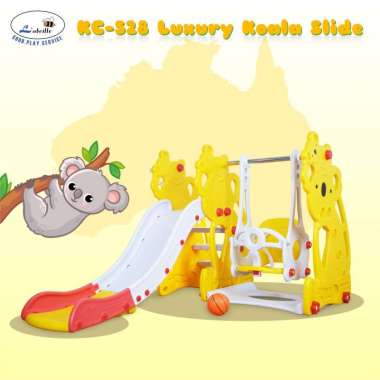 Labeille KC 528 SW 3in1 Koala Perosotan Ayunan Ring Bola Basket Yellow