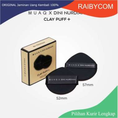 MUAQ X DINI NURDIANI CLAY PUFF+ (PLUS) Cushion Puff