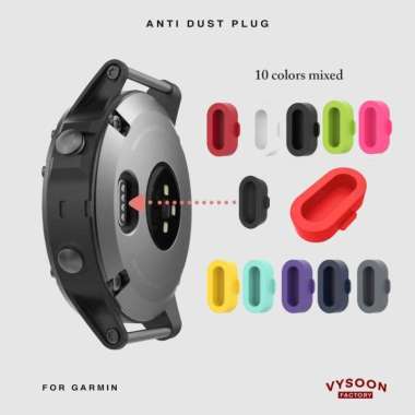 Penutup Charger Jam Tangan Garmin Dust Plug Rubber Karet Universal