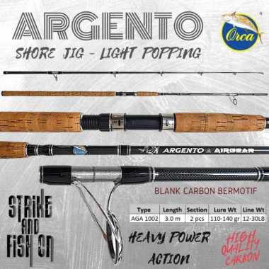 JORAN SHORE JIG LIGHT POPPING ORCA ARGENTO PLUS 300 1002 12-30LB FUJI - NON FUJI NON FUJI