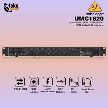 Behringer UMC1820 U-Phoria 18x20 USB Audio Interface