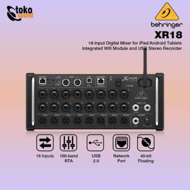 Behringer X Air XR18 18 Channel Tablet-Controlled Digital Mixer