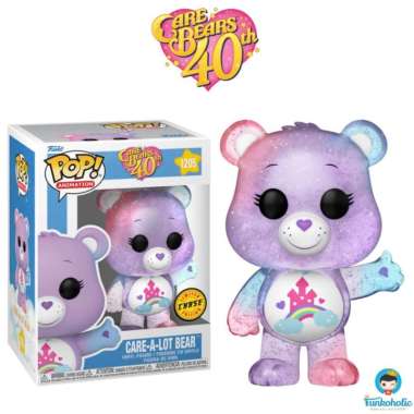 Funko POP! Care Bears 40th Care-A-Lot Bear Translucent Glow CHASE 1205