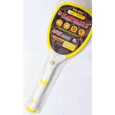 KAWACHI RAKET NYAMUK PLUS SENTER CHARGER RN-622 RN 622 RN622 DIJAMIN KUAT MURAH AWET TEBAL ASLI!