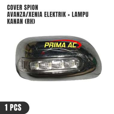 COVER SPION ELEKTRIK PLUS LAMPU AVANZA XENIA CHROME KANAN