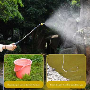 MX Stik Sprayer Elektrik Penyemprot Penyiram Tanaman Adjustable Nozzle Spray - MX37 Hitam