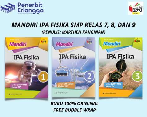 BUKU MANDIRI FISIKA KELAS 7,8,9 ERLANGGA KELAS 9
