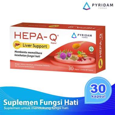 Hepa-Q Suplemen Pendukung Fungsi Hati - 30 Kapsul