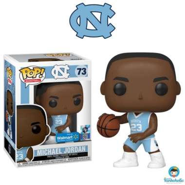 Funko POP! Basketball UNC Michael Jordan Home Jersey WALMART STICKERED