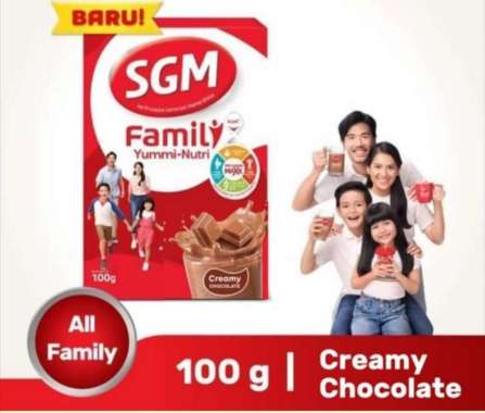 Promo Harga SGM Family Yummi Nutri Creamy Chocolate 100 gr - Blibli