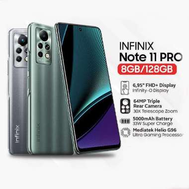Infinix Note 11 Pro Ram 8 Rom 128GB Silver