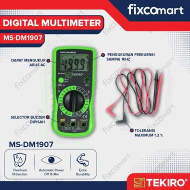 Tekiro Digital Multimeter - Multi Tester Digital