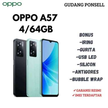 OPPO A57 RAM 4/64GB GARANSI RESMI + BONUS green